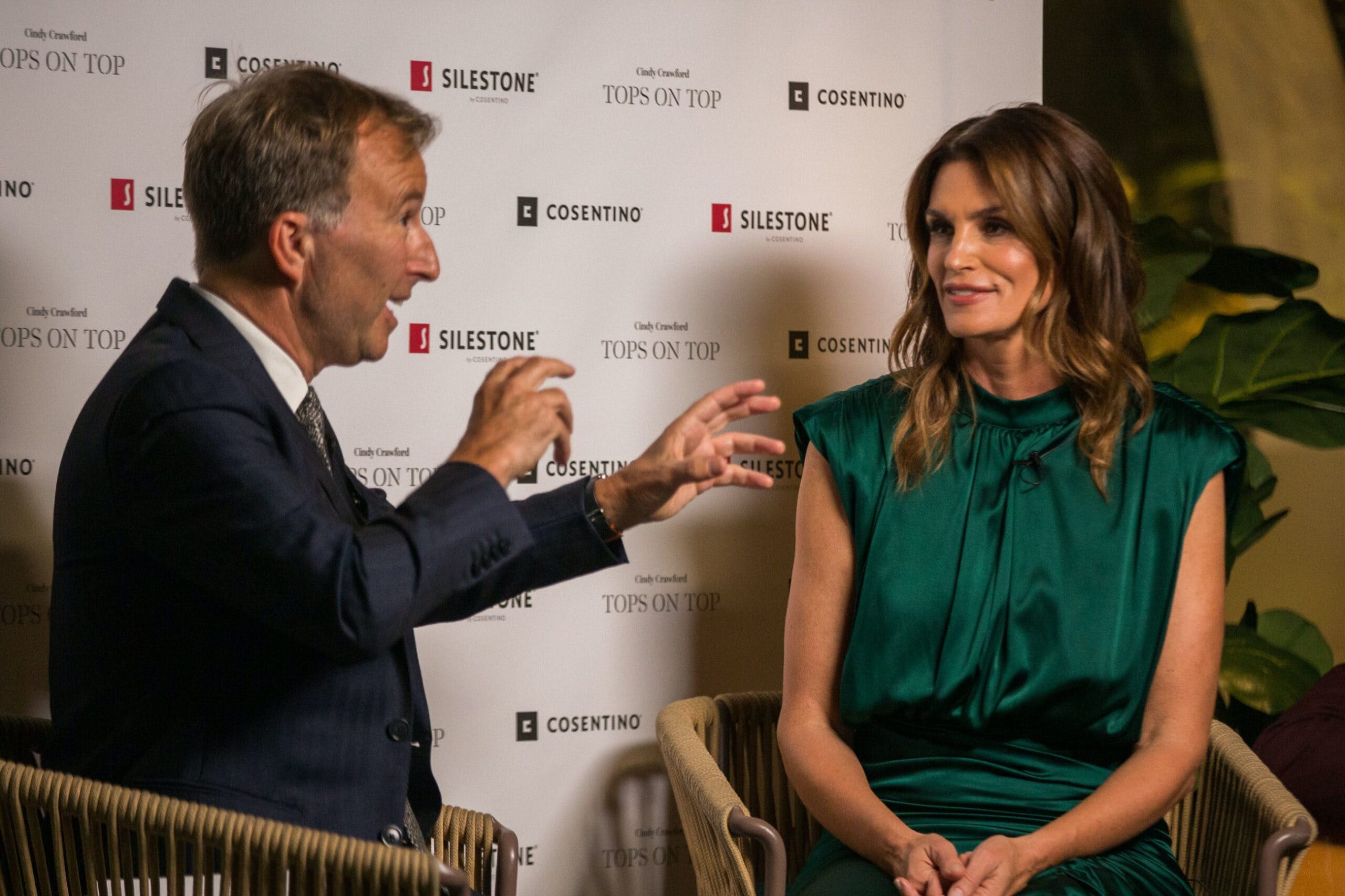 Image 36 of Tony Chambers y Cindy Crawford Silestone Londres 3 scaled in Silestone® Presents its New "Tops on Top 2019" Campaign Featuring Cindy Crawford - Cosentino