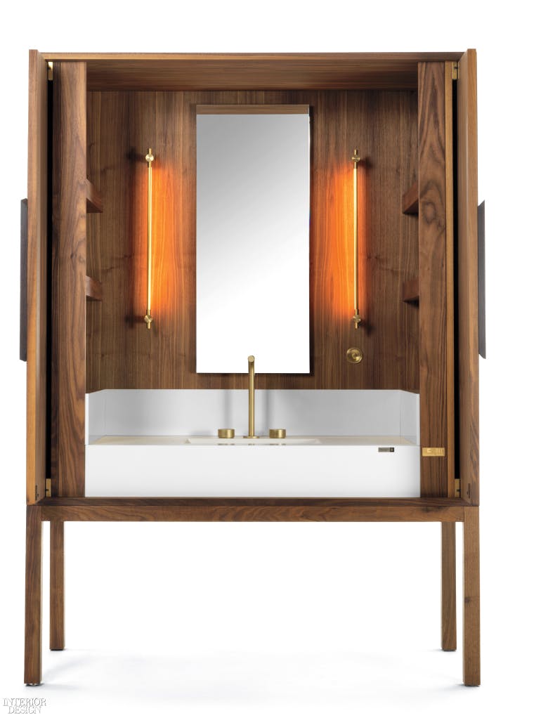 Image 36 of daniel germani dekauri vanity doors open sink 01WH 1 in Dekton® Industrial Collection and DeKauri win 2018 GOOD DESIGN Award - Cosentino